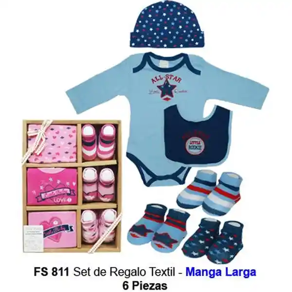 Best House Set Regalo Textil Manga Larga FS811