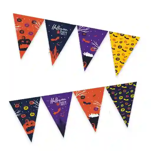 Guirnalda Halloween 8 Banderines
