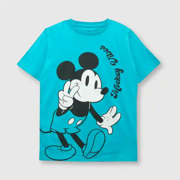 Pijama Algodón Mickey de Niño Menta Talla 4A Colloky