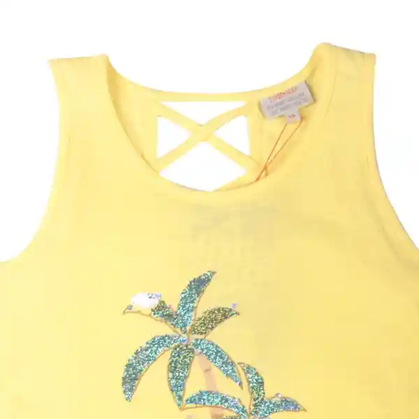 Polera Niña Amarillo Pillin 16