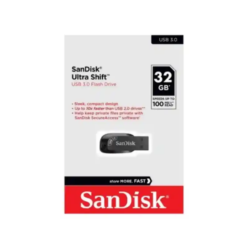 Sandisk Pendrive 32gb Ultra Shift Usb3.0 Sdcz410-032g-g46