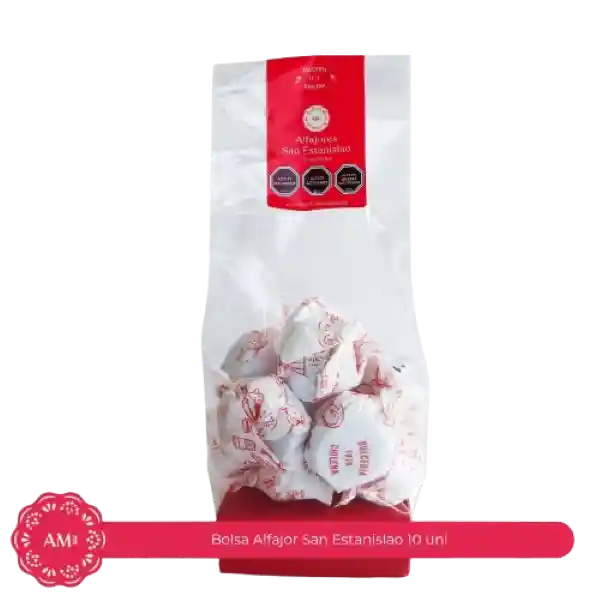 Alfajores San Estanislao Bolsa 10U Am Dulcería