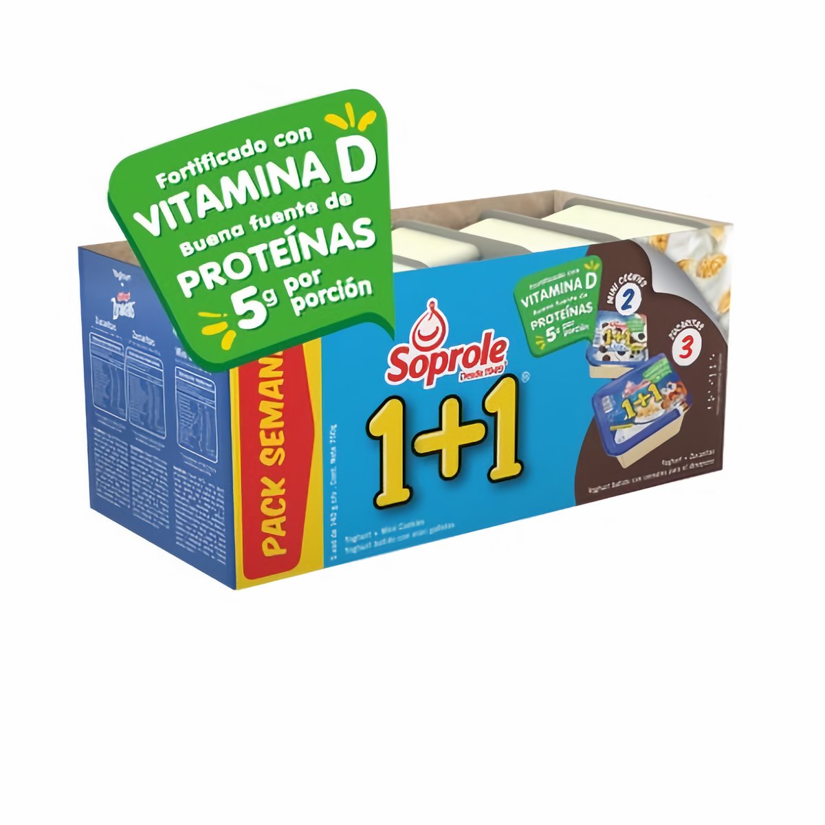 Soprole 1+1 Pack 3 Zucaritas 2 Minicookies - Rappi