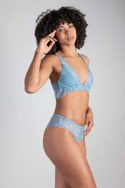 Angela Hincapie Bralette Juana Steelblue Talla M