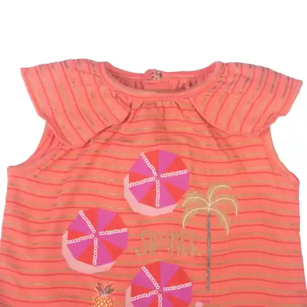 Polera Bebe Niña Naranja Pillin 24 M