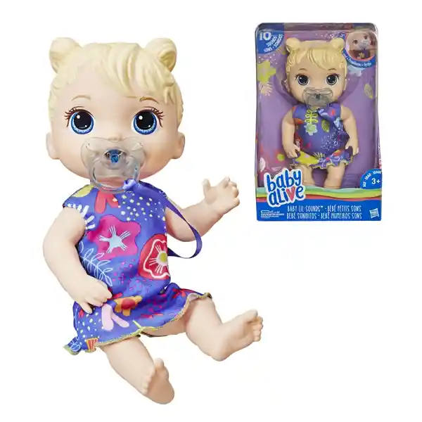 Baby Alive Muñeca Dulces Sonidos Rubio