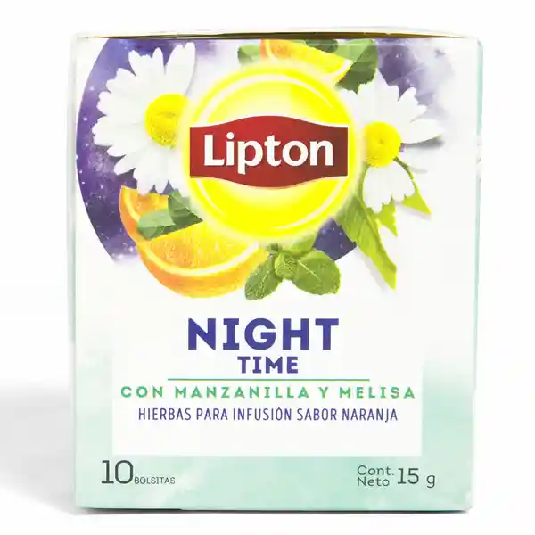 Lipton té Night Time Bolsitas