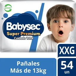 Babysec Pañales Super Premium Cuidado Total