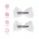 Set Broche Para Cabello Blanco Miniso