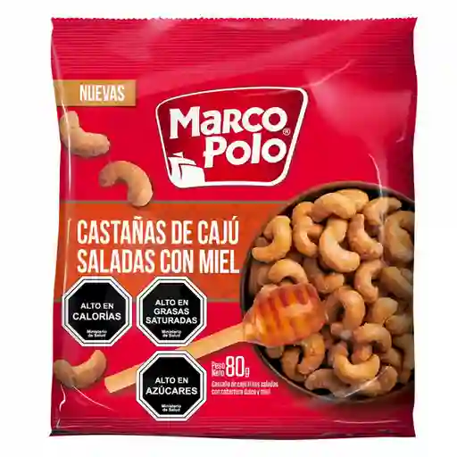 Marco Polo Castañas de Cajú Saladas con Miel 