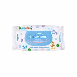 Emuwipes Toallitas Húmedas para Bebés con Aceite de Emú