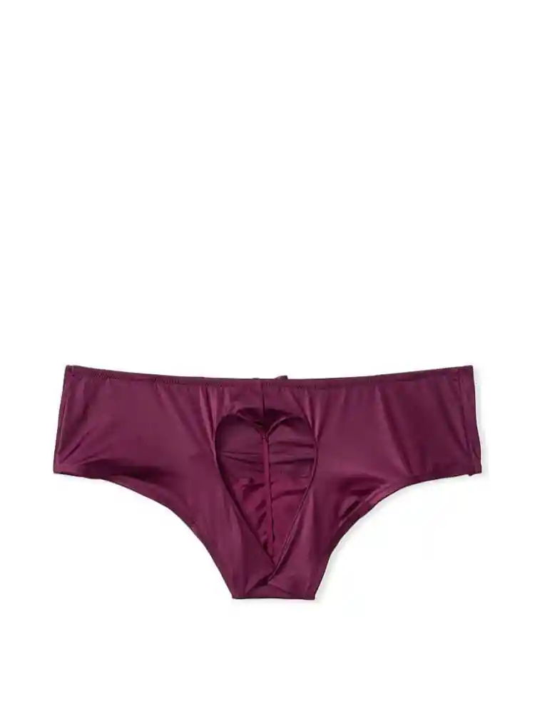 Victoria's Secret Panty Cheeky Burdeo Con Corazón Talla XS