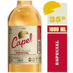 Capel Pisco Especial Doble Destilado 35° 1 L