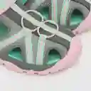 Sandalias Cintas Cruzadas De Niña Gris Talla 30