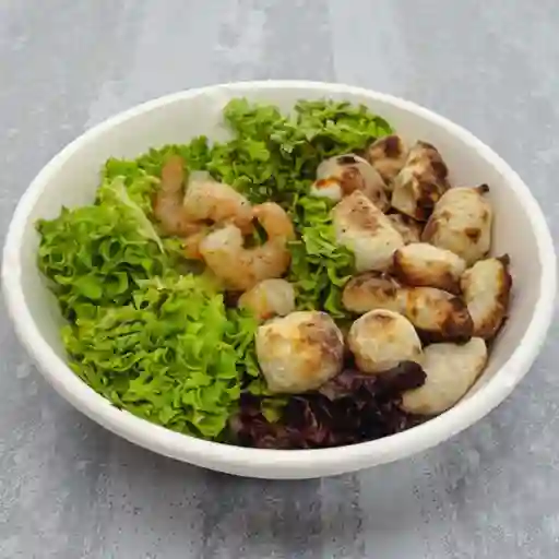 Ensalada césar camarón