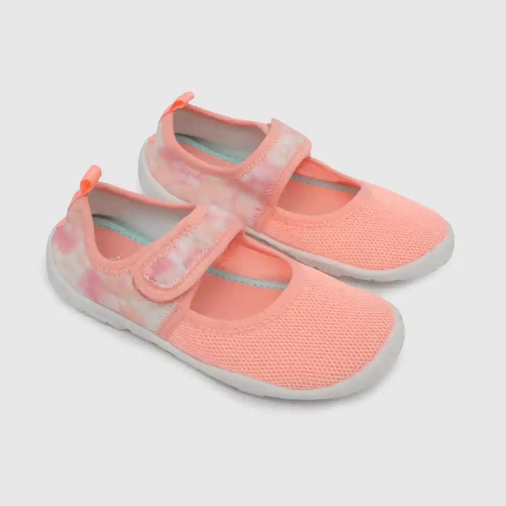 Zapatos Aqua De Niña Abierta Rosado Talla 32