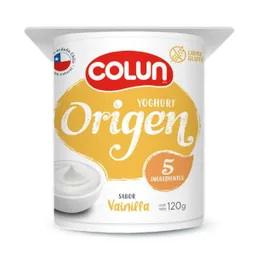 Colun Yoghurt Origen Vainilla
