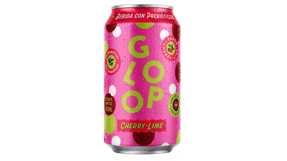 Gloop Bebida Cherry Lime Con Prebióticos