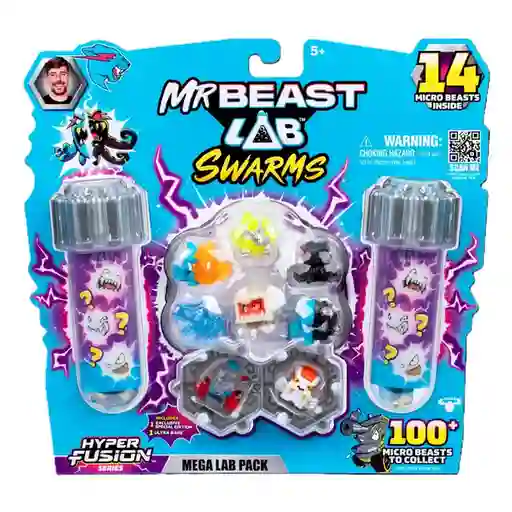 Mr Beast Lab Figura de Acción Swarms Mega