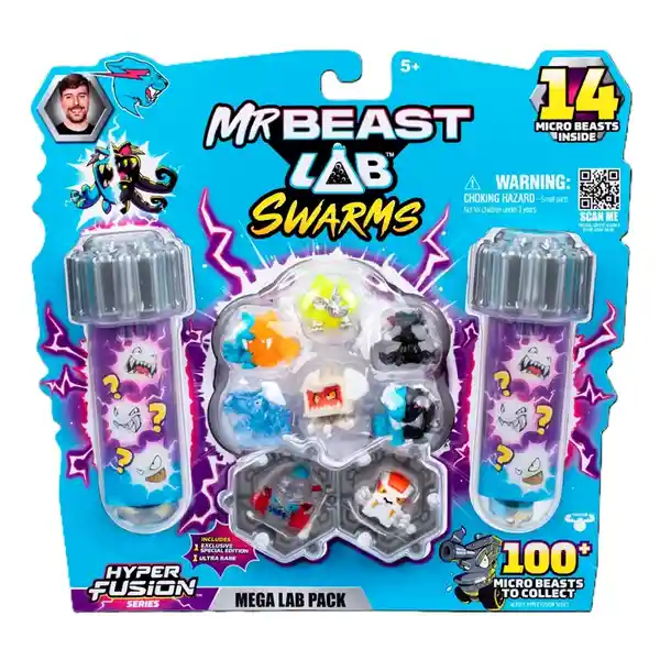 Mr Beast Lab Figura de Acción Swarms Mega