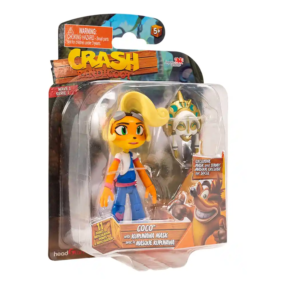 Figura Crash Bandicoot 4.5? Action Figures Asst
