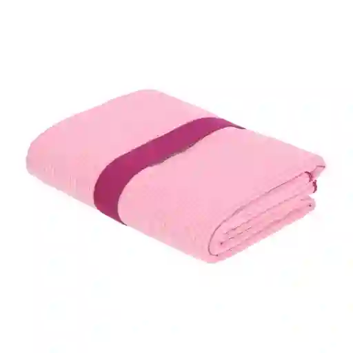Toalla de Microfibra Con Elástico Rosa 70 x 140 cm Casaideas
