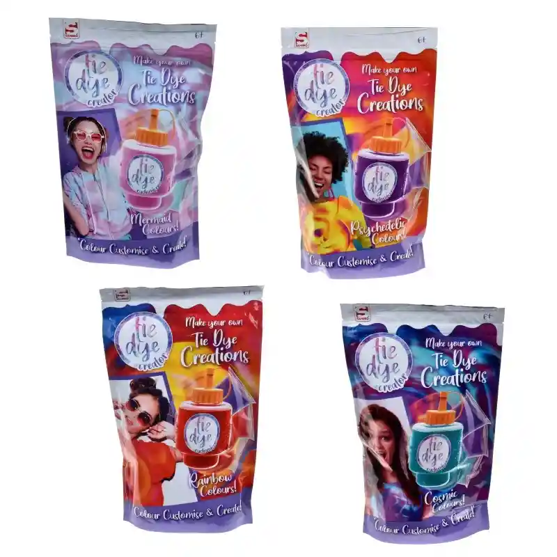 Pack Para Teñir Tu Ropa Y Accesorios - Surtidos Tie Dye