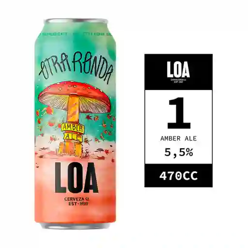 Loa Cerveza Otra Ronda Amber Ale 5.5