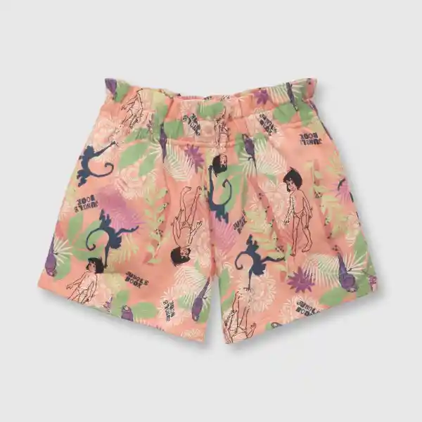 Short Libro de la Selva de Niña Salmón Talla 2A Colloky