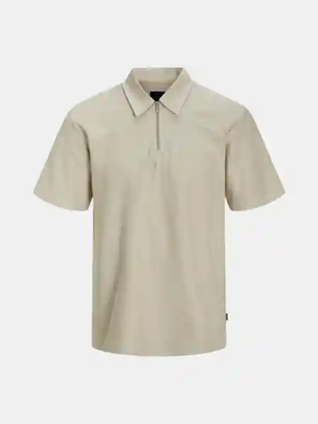 Jack&Jones Polera Manga Corta Café Claro L 12274108