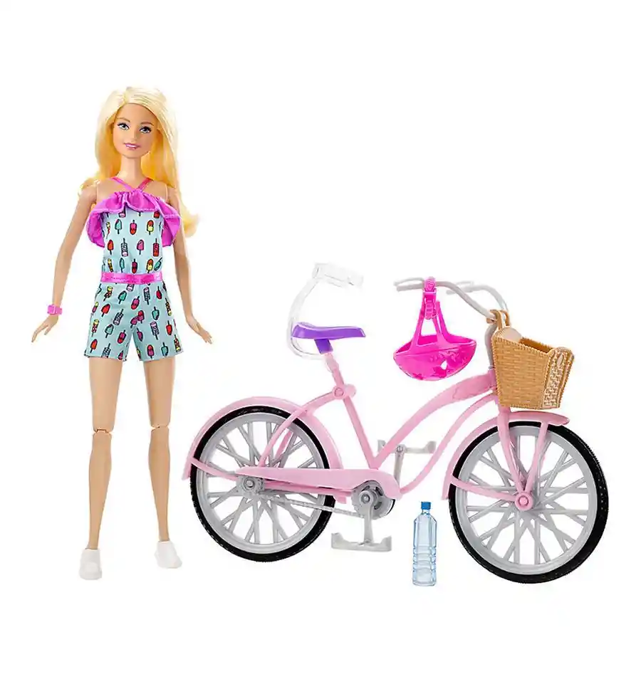 Barbie Mu?Eca Paseo En Bicicleta.