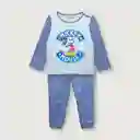 Pijama Polera + Pantalón Niño Navy Talla 6M Opaline