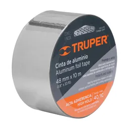 Truper Cinta de Aluminio 48 mm x 10 m