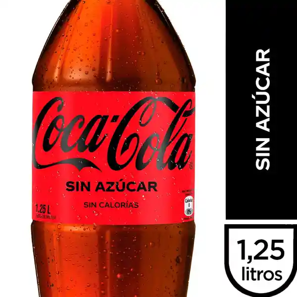 Coca Cola Sin Azúcar 1,25 Lt