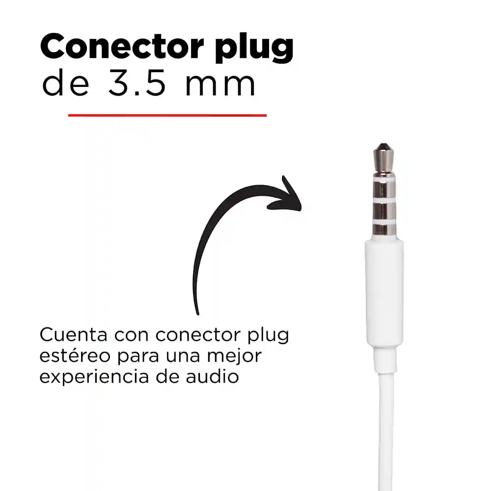 Miniso Audífonos De Cable 1318 Dorado 11m