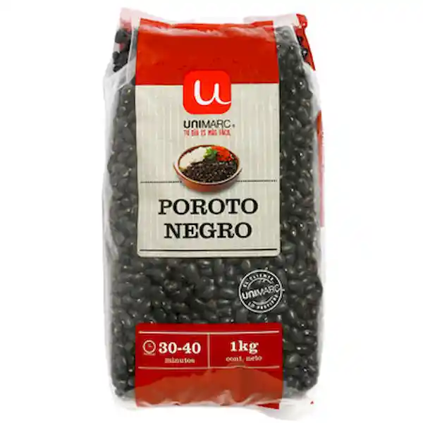 Unimarc Porotos Negro