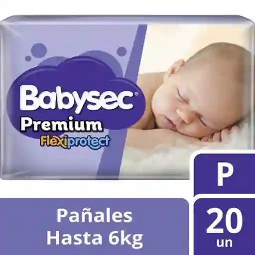 Babysec Pañales Premium Flexiprotect Talla P