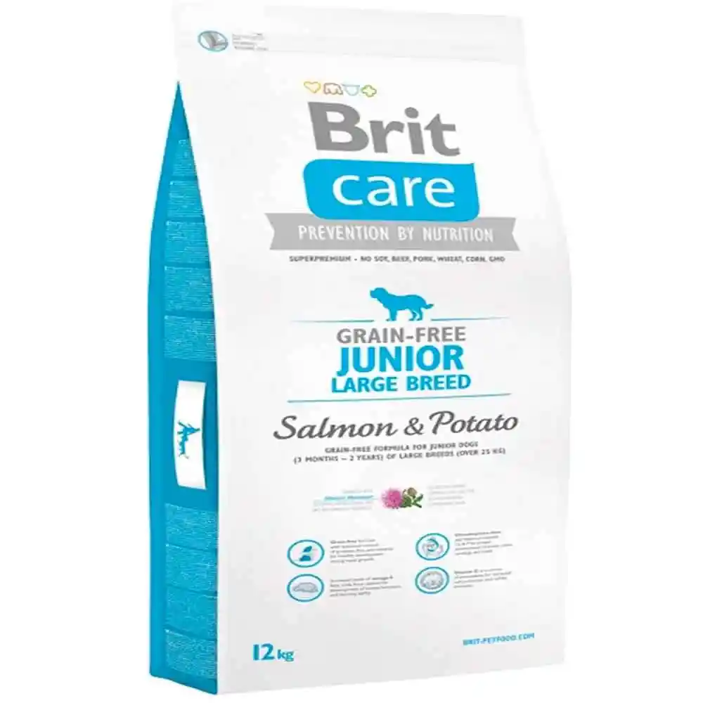 Brit Care Alimento para Perro Junior Large Breed Salmón 