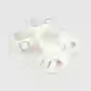 Doble Ajuste Sandálias de Niña Blanco/White Talla 25 Colloky