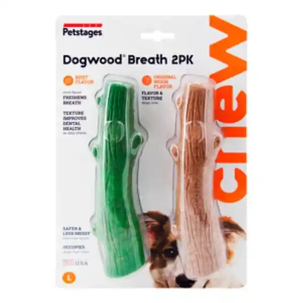 Petstages Snack Dogwood Breath Varas Durables Perro