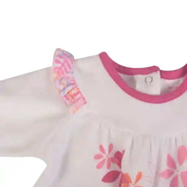 Conjunto Osito Bebé Niña Fucsia Pillin 1 M