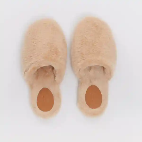 Pantuflas Oveja Café Con Leche Talla 40