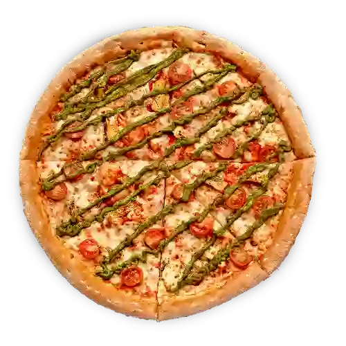 Pizza Pollo Caprese Familiar