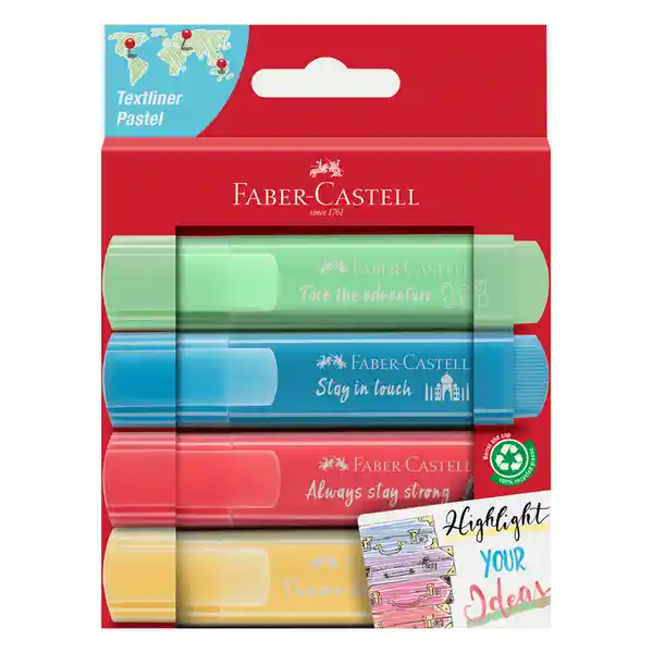 Faber Castell Destacador Pastel Travel