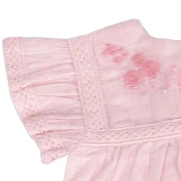 Vestido Bebé Niña Rosado Talla 3 M Pillín