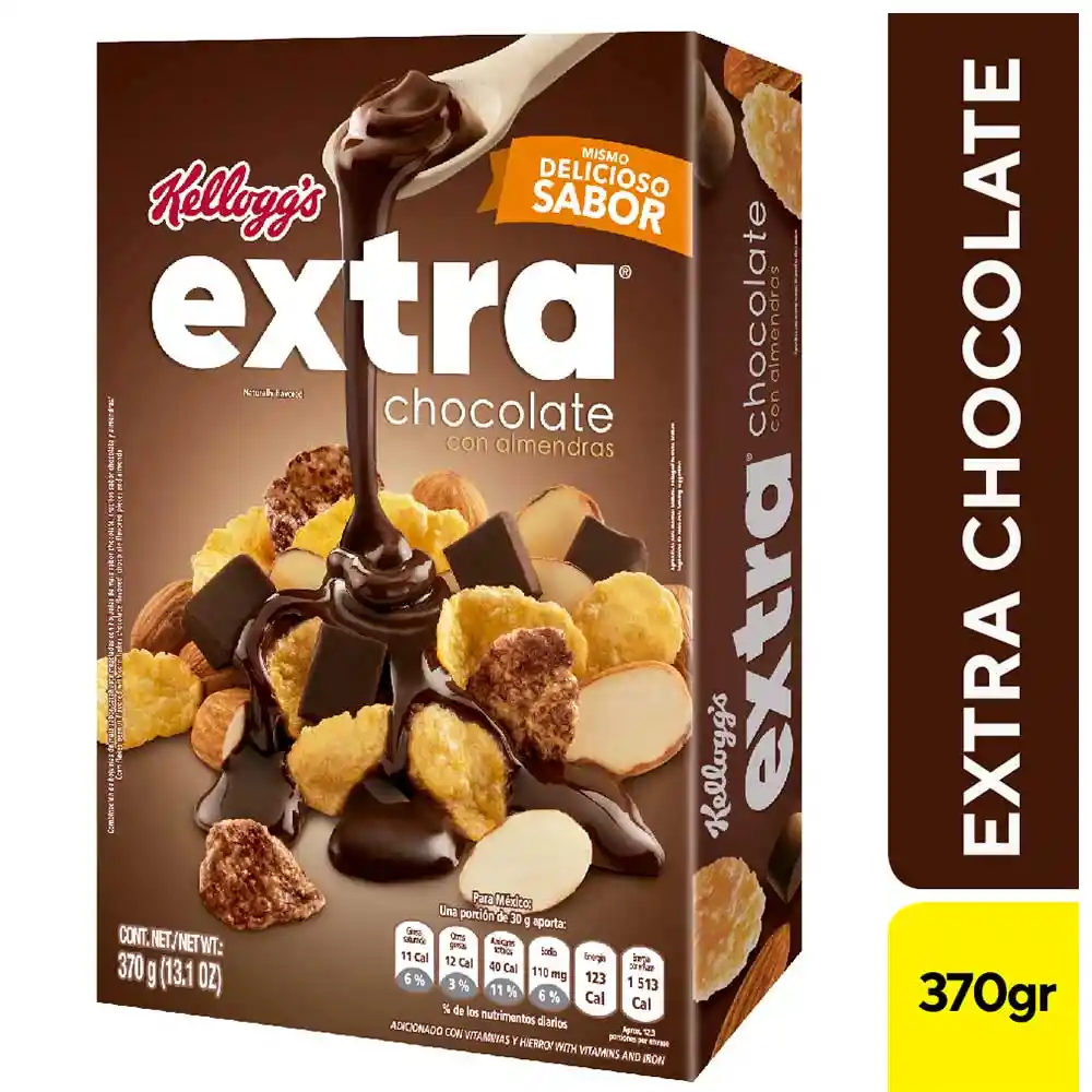 Kelloggs Cereal Extra Chocolate con Almendras