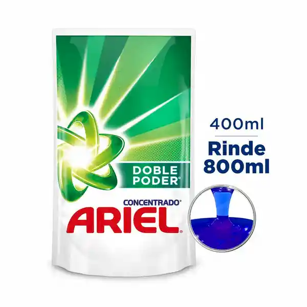 Ariel Detergente Líquido Doble Poder Concentrado