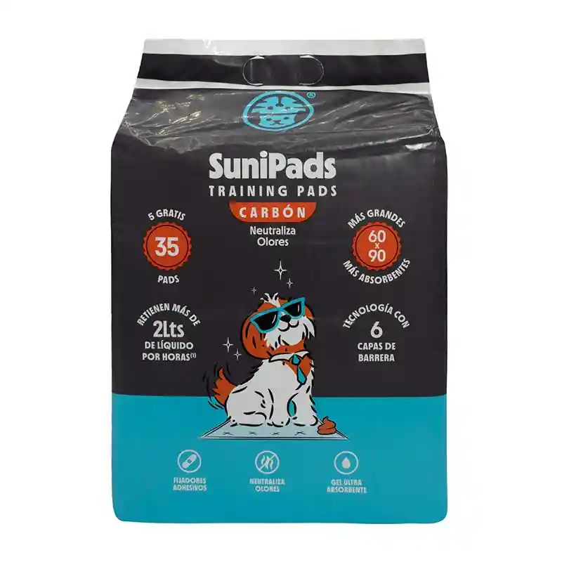 Sabanillas Carbón Ultra Absorbentes Sunipet