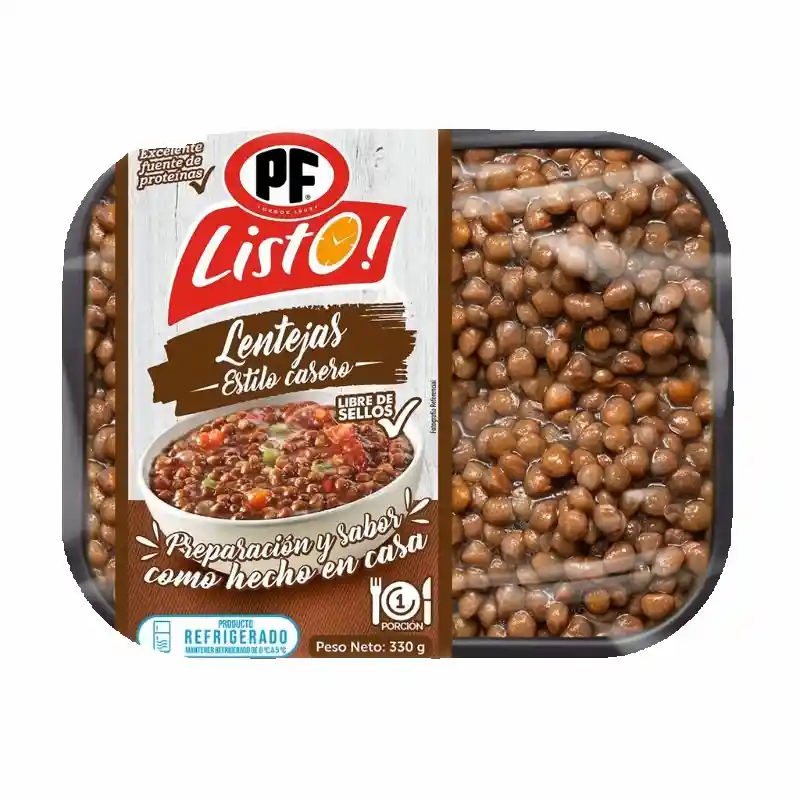 PF Listo Lentejas Estilo Casero
