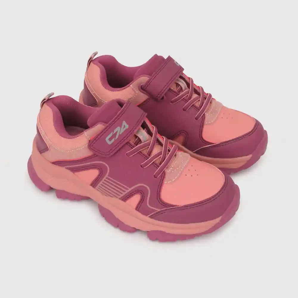 Zapatillas Outdoor Para Niña Fucsia Talla 31